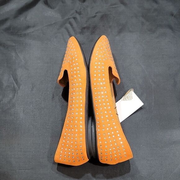 BRAND NEW FREE REIGN STUDDED ALMOND TOE FLAT SHOE - Picture 14 of 15